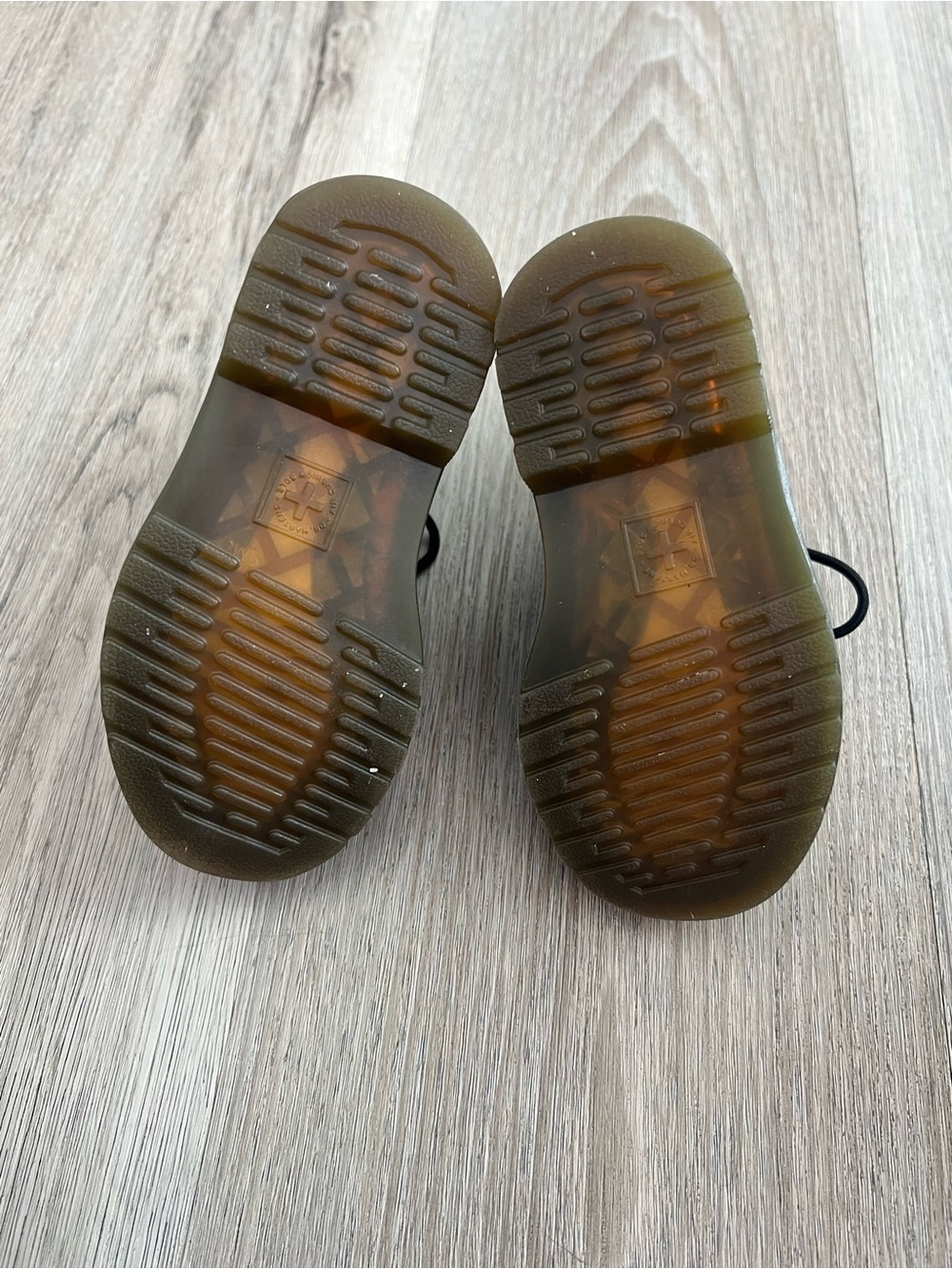 Dr. Martens kids Black Combat Boots - Picture 7 of 8